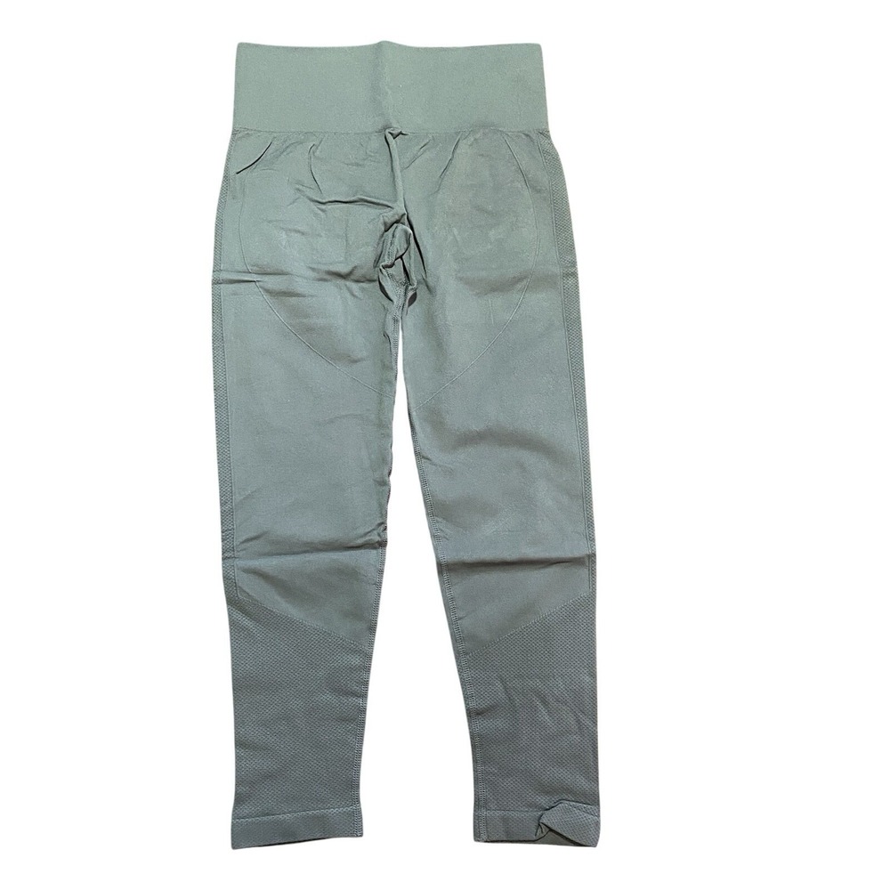 HALARA NWOT High Waisted 7/8 seamless Scrunch Butt Lifting Legging L Large Gray
